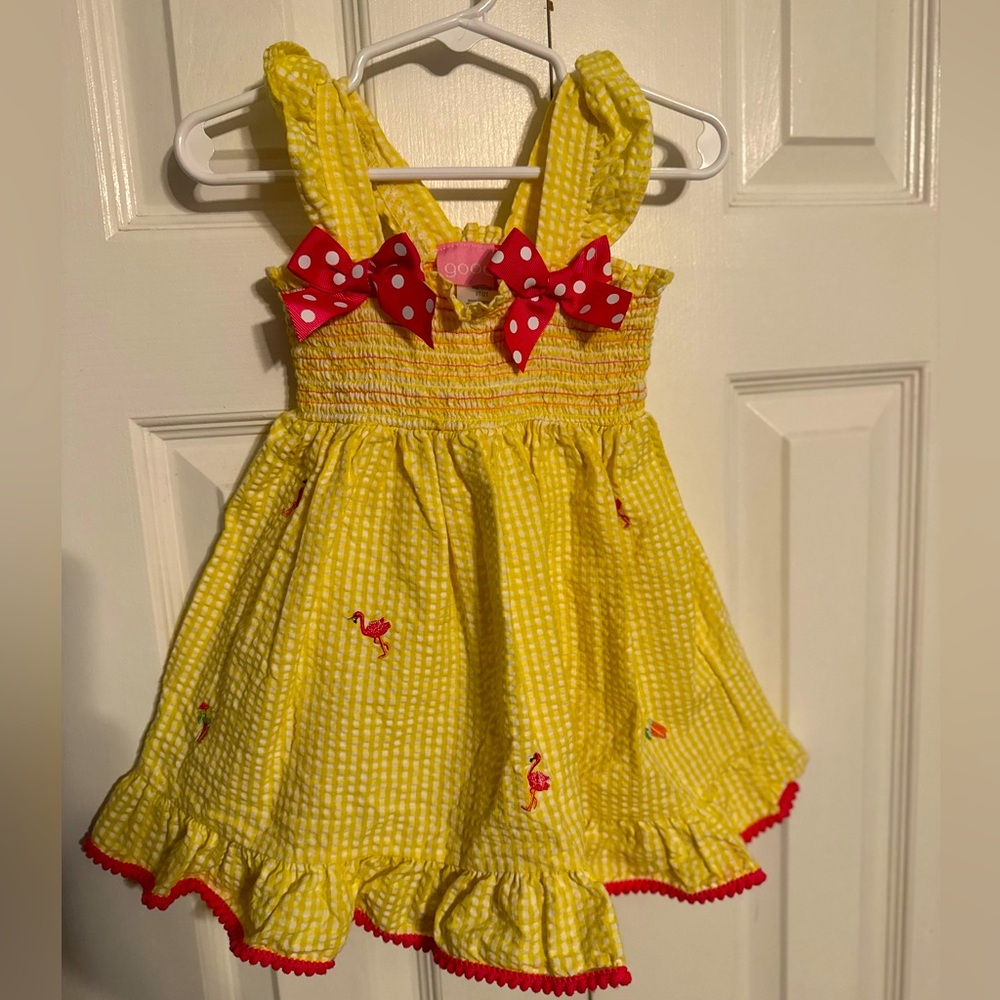 Good Lad 2T flamingo sundress